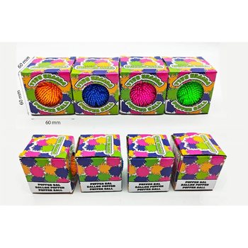 Pufferboll i Presentf&ouml;rpackning - 6cm - I Box och Display (24 st)