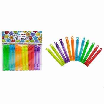 F&auml;rgglada S&aring;pbubblor Stj&auml;rnor (12-pack)