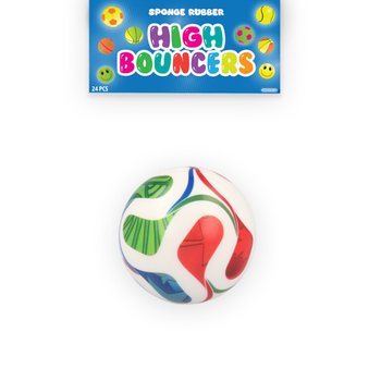 HIGH BOUNCE FOTBOLL STUDSBOLL - I DISPLAY (24 st)