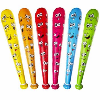 Stor Uppblåsbar Smiley-klubba - 85cm