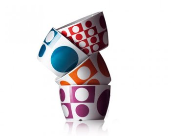 MENU - VERNER PANTON 4-delars Sk&aring;lset 12 cm (1 st)