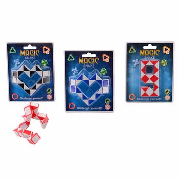 MAGIC SNAKE - 3D-PUSSELORM P&Aring; KORT (24 st.)