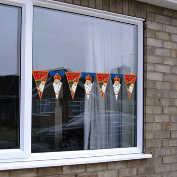 Sinterklaas F&ouml;nsterdekoration Stickers (12 st)