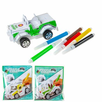 3D-pussel Bygg & Färglägg din egen bil (12 st.)