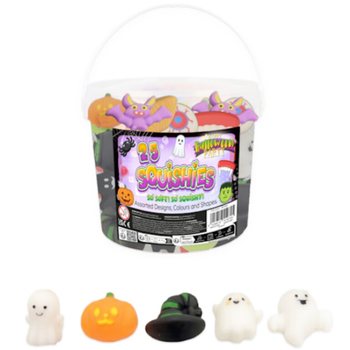 MIX HALLOWEEN SQUISHY-FIGURER I HINK (25 st)