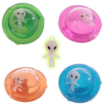 UFO-slem med alien (12 st.)