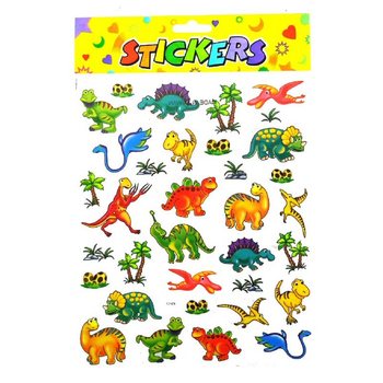 Glada Klisterm&auml;rken (48 st) - Roliga Stickers