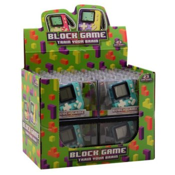 BLOCKSPELKONSOL - MIXADE FÄRGER - I DISPLAY (12 st)