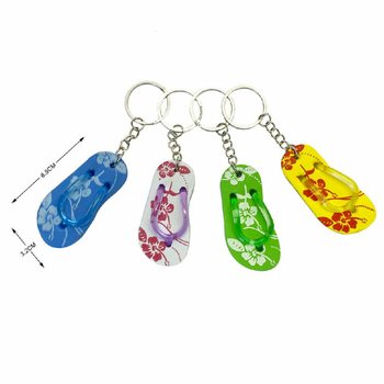 Flip-flop Nyckelringar p&aring; Kort (48 st)