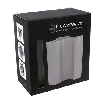 D-ZN - Blomvas FLOWERWAVE - Vit (1 st)