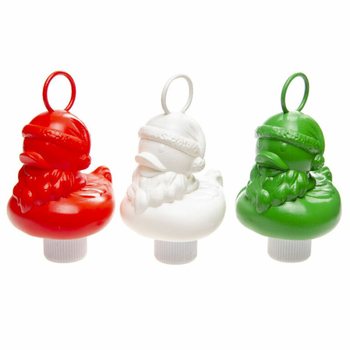 Julankor f&ouml;r fiskespel XMAS DUCKZ - 12 CM (15 st.)