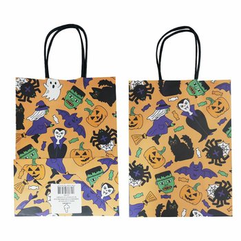 Halloween Presentp&aring;sar i Papper 16x9x22 cm (12-pack)