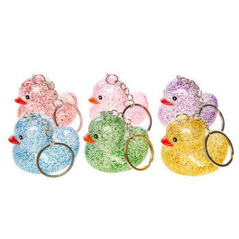 Glitterankor Nyckelringar - Mixade F&auml;rger (12 st)