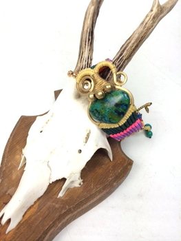 HANDMADE ORIGINALS Armband GREENSTONE Gul (1 st)