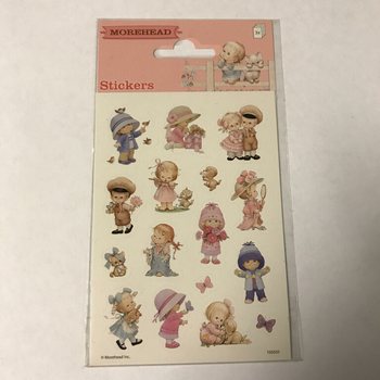 STICKERARK: MOREHEAD – SÖTA BARN, mått 16 x 9 cm (10-pack)