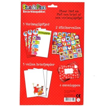 14-delars &Ouml;nskelisteset f&ouml;r Sinterklaas / Jultomten (12-pack)