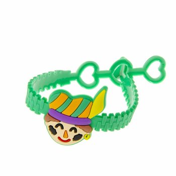 SINTERKLAAS - SILIKONARMBAND F&Ouml;R BARN (12 st)