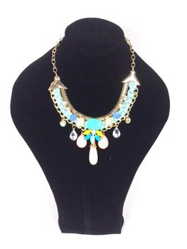 Turkost Halsband Ibiza-stil (1 st)