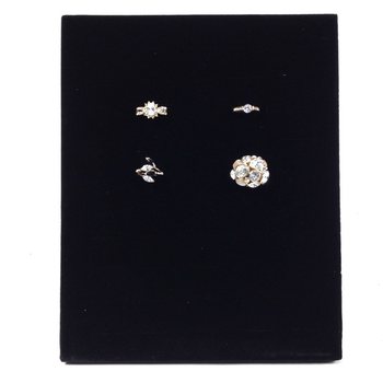 Ringdisplay st&aring;ende - Sammet (1 st)