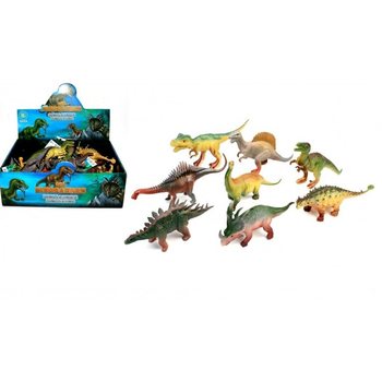 MIX DINOSAURIER, CA 17 CM HÖG I DISPLAY (16 st)