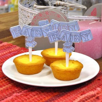 MUFFINSPINNE B&Auml;BISPICKER - BABYBL&Aring; (12-pack)