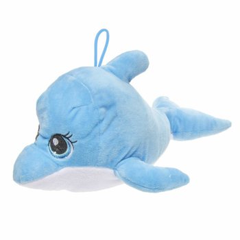 STOR PLUSHEDELFIN, 35 CM - MIXADE F&Auml;RGER (6 st)