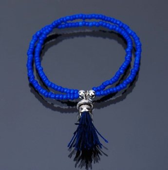 Ibiza-armband med Tofs Blå (1 st)