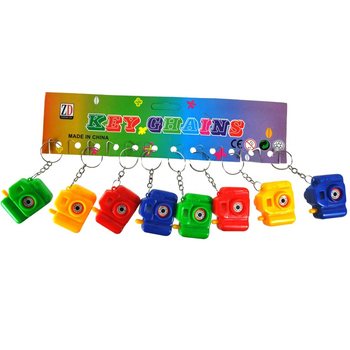 BILDÖVERSKÄRMARE KAMERA NYCKELRING (12-pack)