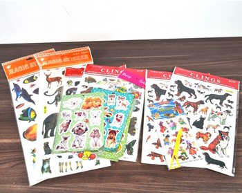 Assorterade Klistermärkesark (32 st.) - Utförsäljning