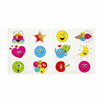 FUN TATTOOS &ndash; MODELL: SMILEY (96 st)