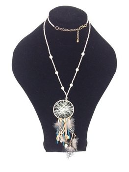 Halsband drömfångare taupe (1 st)