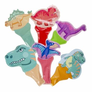 Sj&auml;lvuppbl&aring;sande Dinosaurie-handballonger (48-pack)