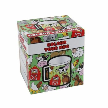 Bondg&aring;rdsdjur - F&auml;rgl&auml;gg din egen mugg (2-pack)