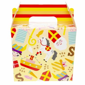 SINTERKLAAS MENYBOX / PRESENTASK 14x10x17 cm (12-pack)