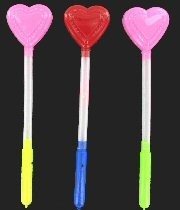 Lysande Stav LED - Hj&auml;rtmodell (10-pack)