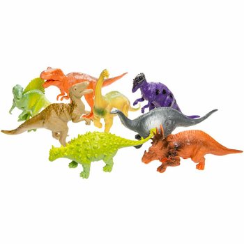 Dinosaur World: 8-delat Set med Stora Dinosauriefigurer