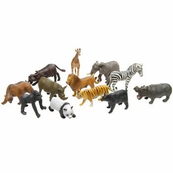 ANIMAL WORLD - MIX LEKFIGURER VILDA DJUR (12-pack)