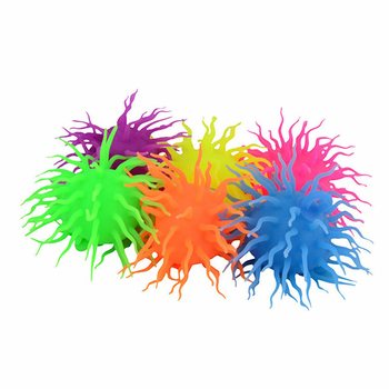 LYSANDE SPIKE PUFFER-BOLLAR MED LJUS I DISPLAY (24-pack)
