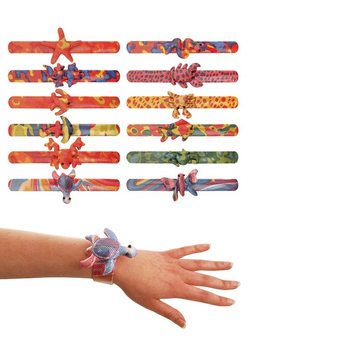Slap Bracelets med Djur (12-pack)