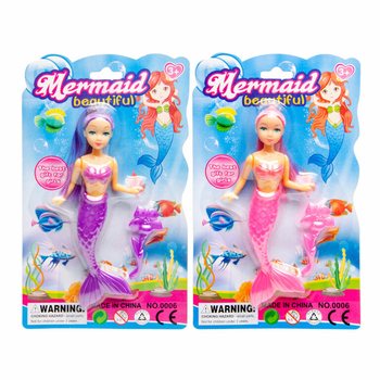 MERMAID SJ&Ouml;JUNGFRU DOCKA P&Aring; KORT (12 st.)