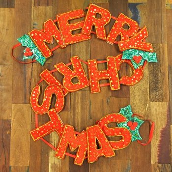 LYXIG MERRY CHRISTMAS GIRLANG (6-pack)