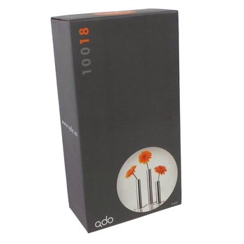 QDO - Rostfria Vaser f&ouml;r 1 Blomma, Set om 3 (1 set)