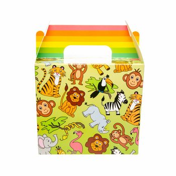 Menubox / Presentask Djungeldjur (12-pack)