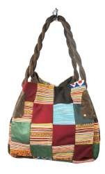 Art.nr: 97728 - B-FAIR PATCHWORK-VÄSKA LITEN BRUN (1 st)