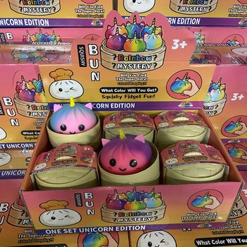RAGE - Squishy Bun Dumplings STORA - UNICORN EDITION (8,5 x 8,5 x 7,5 cm) (12 st.)