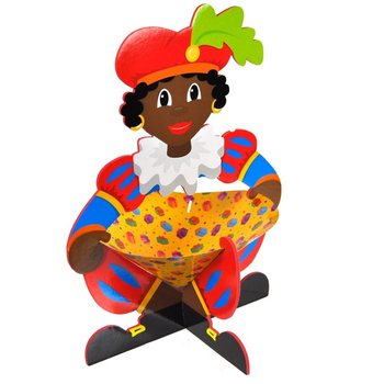 Stor Pepernoten-sk&aring;l Sinterklaas 26 x 24 x 33 cm (6-pack)