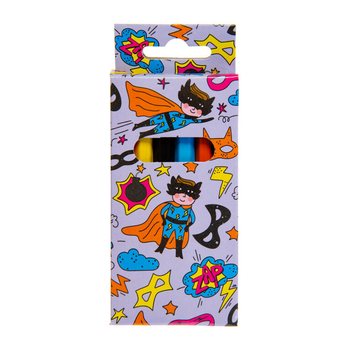 6-delat F&auml;rgpennor-set - Superhero (24 st)
