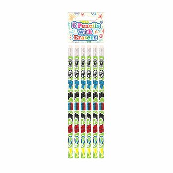 Gamer Penna & Suddgummi Set (6 delar) - Displaybox (24 set)