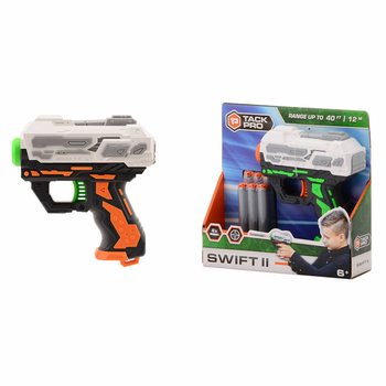 Tack Pro Swift II Dartpistol med 6 mjuka pilar