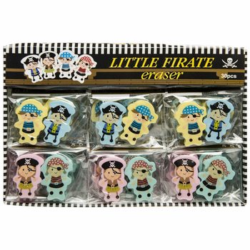 Pirater Suddegummi Set - 2 st i Display